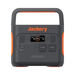 Photo de face qui représente la batterie Jackery Explorer 2000 Pro