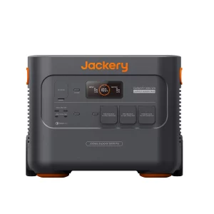 Photo de face qui représente la batterie Jackery Explorer 3000 Pro