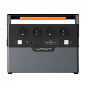 Photo de face qui représente la batterie AllPowers S1500