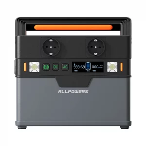 Photo de face qui représente la batterie AllPowers S300