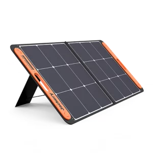 Visuel d'illustration d'un panneau solaire de la marque Jackery autonome et portatif SolarSaga de 100 Watts